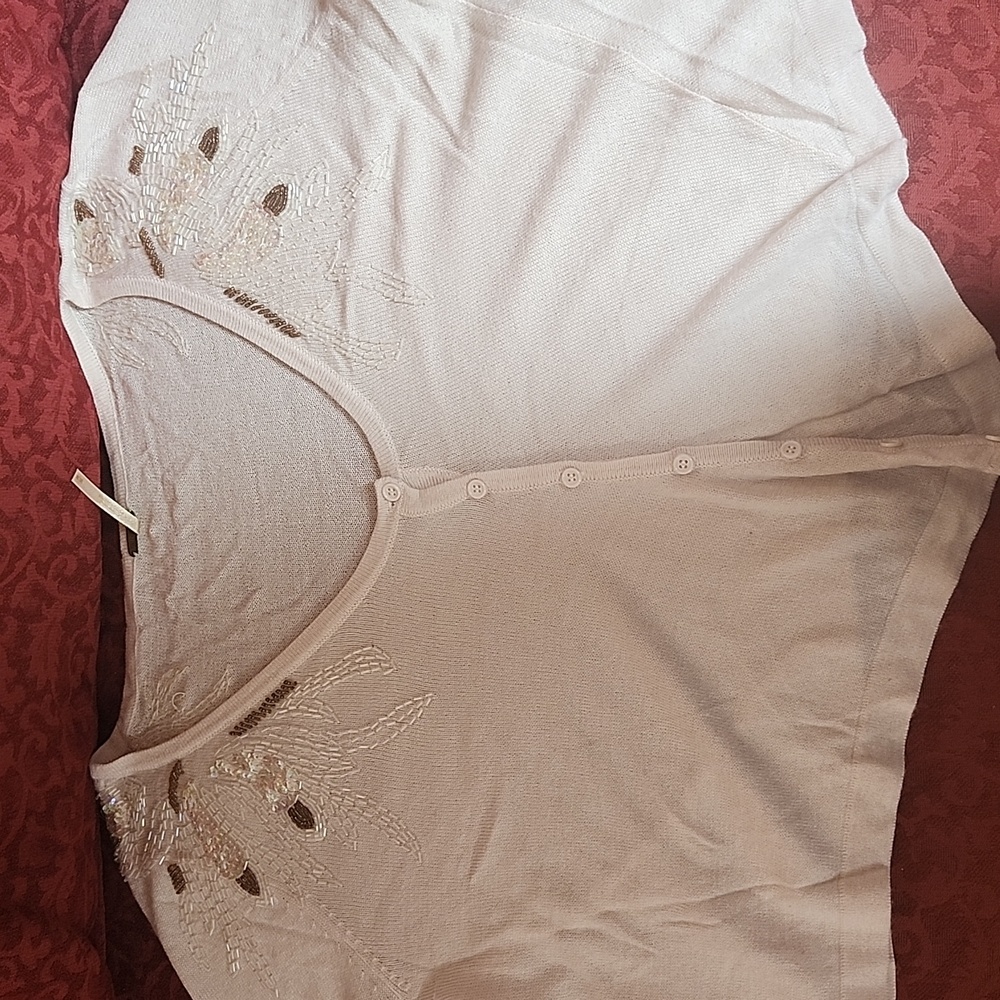 Free People Wool Blend With Sequins Cardigan - Picture 10 of 15